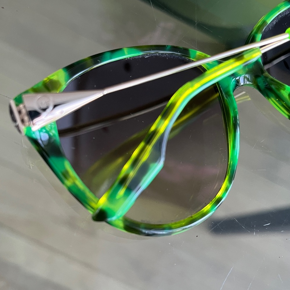 Alexander McQueen Green Sunglasses